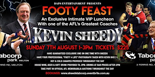 An Afternoon with Kevin Sheedy