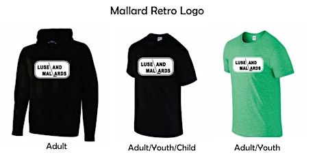 Clothing-Mallard Retro Logo-T-Shirts-Hoodies-Black-Adult,Youth,Child primary image