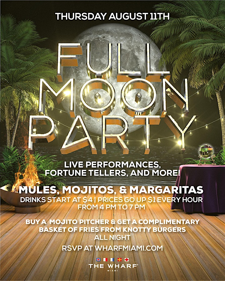 FULL MOON Party at The Wharf Miami image