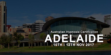 Australian Hypnosis Certification - Adelaide - Nov 2017 primary image