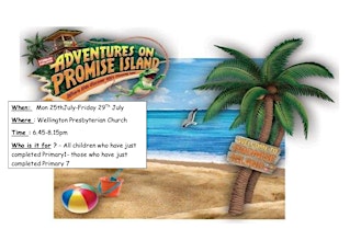 Adventures on Promise Island - Wellington Presbyte tickets