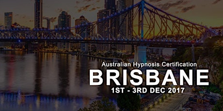 Australian Hypnosis Certification - Brisbane - Dec 2017 primary image