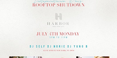 July 4th Rooftop Day Party