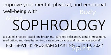 FREE Sophrology Sessions. Guided relaxation exercises to unwind mind & body tickets