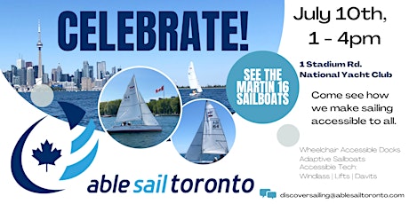 Celebrate with Able Sail Toronto tickets