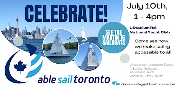 Celebrate with Able Sail Toronto