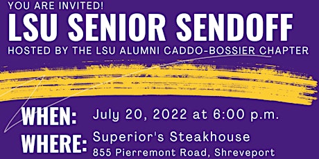 2022 LSU Senior Send Off tickets