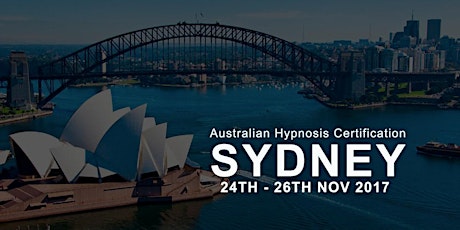Australian Hypnosis Certification Sydney - Nov 2017 primary image