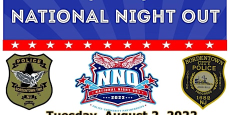 Utilize Chamber's Booth at National Night Out Bordentown NJ