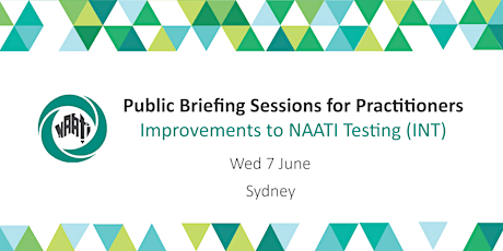 NAATI Public Briefing Session for Practitioners - Sydney primary image