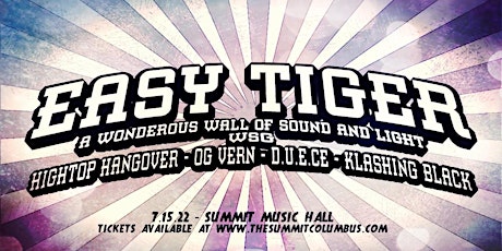 EASY TIGER at The Summit Music Hall - Friday July 15 tickets