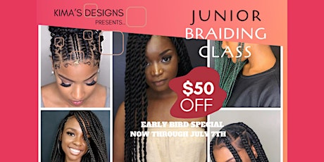 Junior Hair Braiding Workshop-Learn The Latest Style Trends tickets