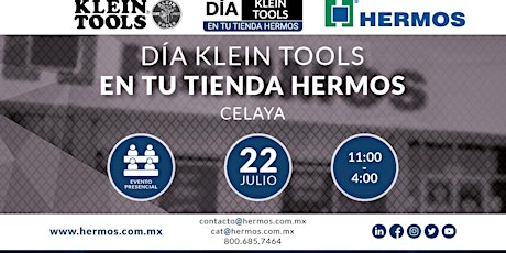 Día Klein Tools en Hermos | Celaya boletos