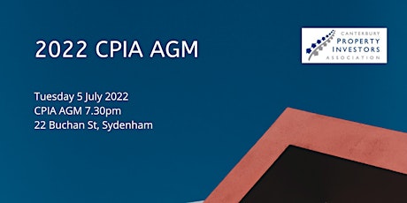 CPIA AGM 2022 tickets