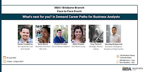 IIBA® What's next for you? In Demand Career Paths for Business Analysts