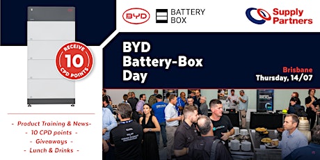 Supply Partners & BYD Battery-Box Day (Brisbane) primary image