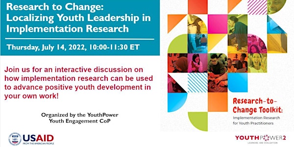 Research to Change: Localizing Youth Leadership in Implementation Research