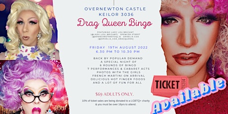 Drag Queen  Bingo  at Overnewton Castle