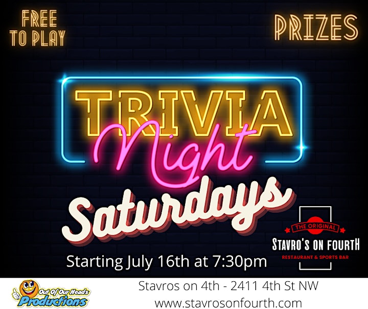 Saturday Night Trivia at Stavros on 4th image
