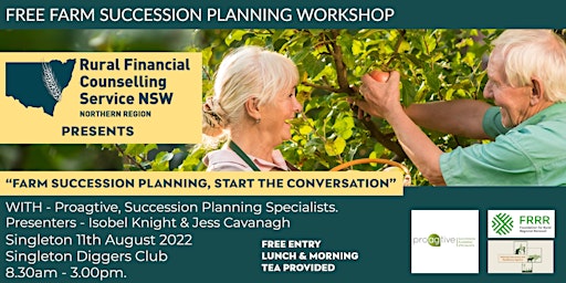 FREE WORKSHOP - “Farm Succession Planning, Starting the Conversation”.