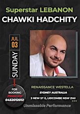 Fundraising Concert with Special Guest & Musician CHAWKI HADCHITI tickets