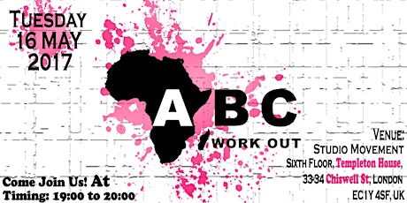 AFROBEATS CIRCUIT WORKOUT - Fitness Class - Tuesday 16 May, 2017 primary image