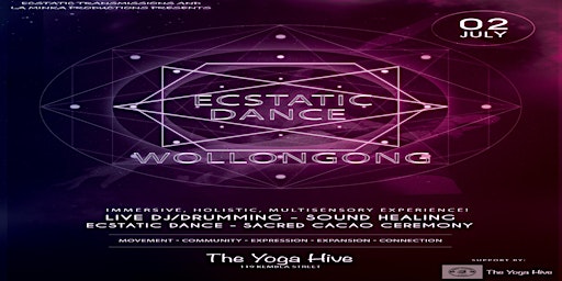 Ecstatic Dance Wollongong - Sensorial Cacao / DJ - Drumming / Sound Healing