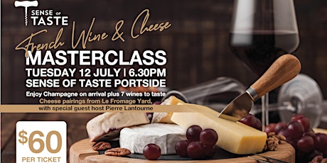 French Wine & Cheese Masterclass tickets