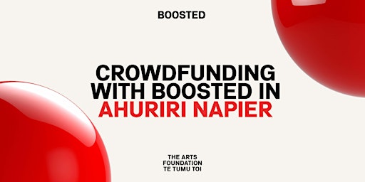 Crowdfunding with Boosted in Ahuriri Napier
