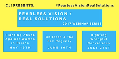 FEARLESS VISION / REAL SOLUTIONS WEBINAR SERIES primary image