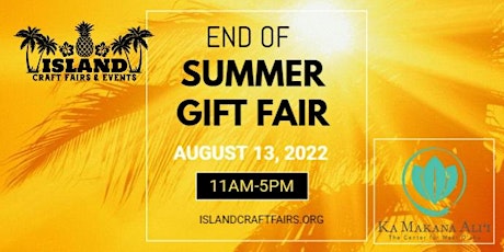 End of Summer Gift Fair