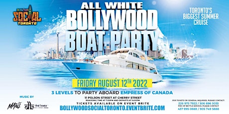 All White Bollywood Boat Cruise Party tickets