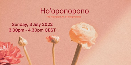 Ho'oponopono -  healing,  self-love  and inner balance tickets