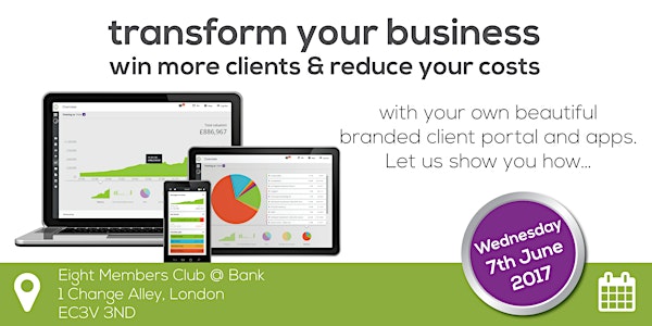 moneyinfo Roadshow - London - Eight Members Club - Bank