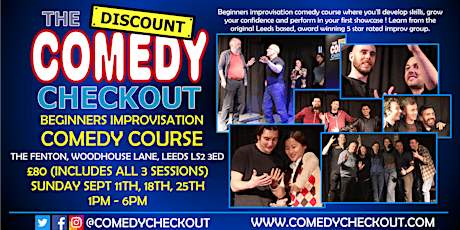 Beginners Improvisation Comedy Course - September - Leeds (3 Sundays) tickets