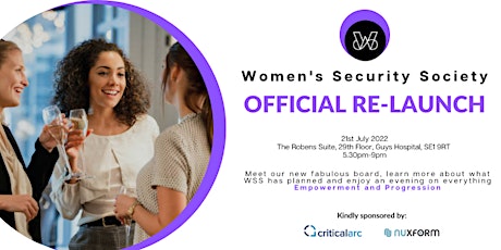 Women's Security Society Official Re-Launch tickets