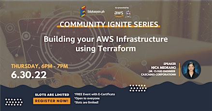 Building your AWS Infrastructure using Terraform tickets