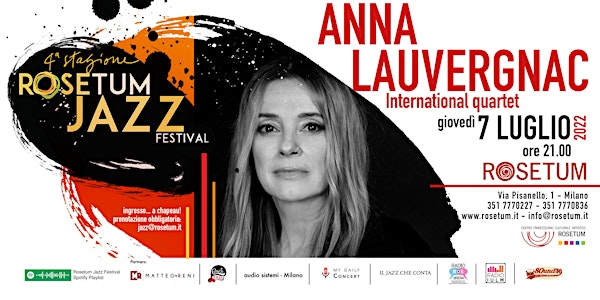 Anna Lauvergnac-International Quartet in concerto al Rosetum Jazz Festival