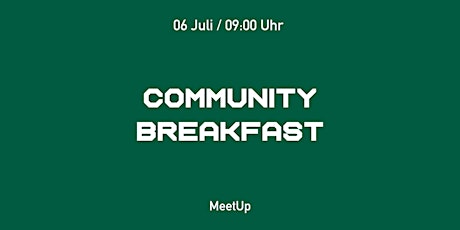 Community Breakfast Tickets