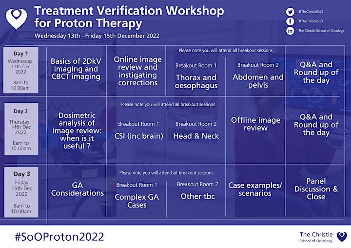 Treatment Verification Workshop for Proton Therapy image