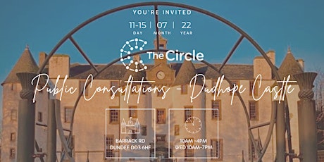 The Circle Dudhope Castle - Public Consultation tickets
