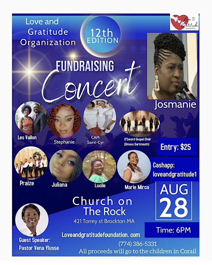 Love and Gratitude Fundraising Concert image