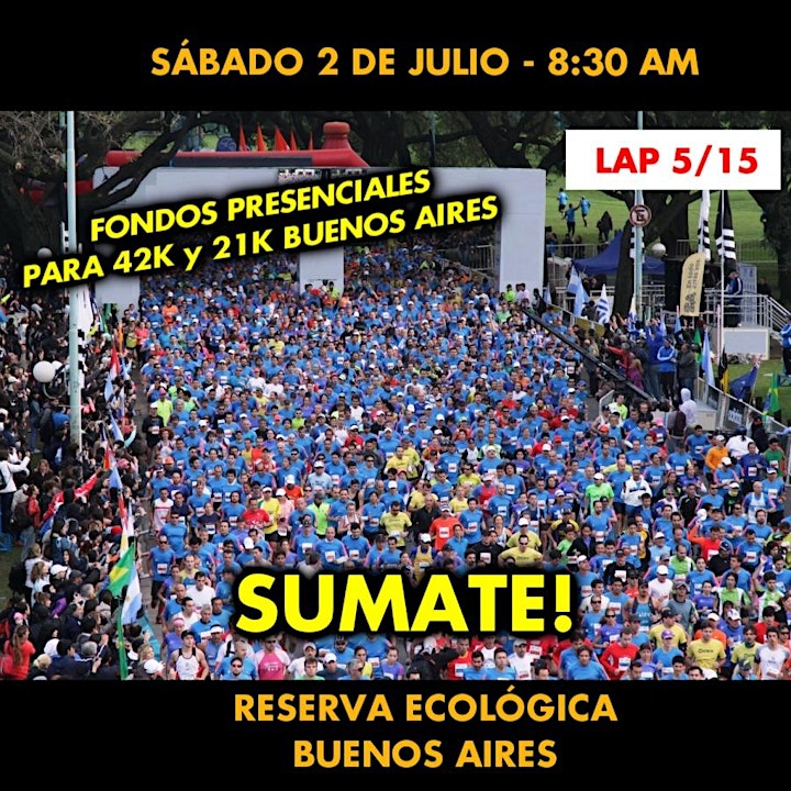 Imagen de Fondos para 42K Buenos Aires  "Locos Por Correr " - LAP 5/15!