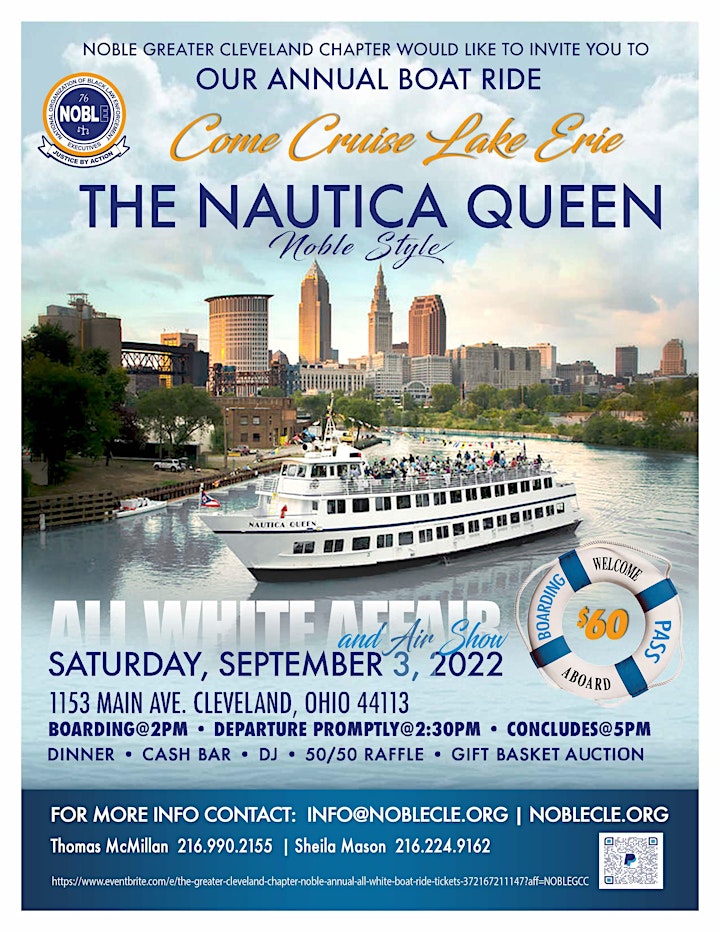 THE NOBLE GREATER CLEVELAND CHAPTER ANNUAL ALL WHITE BOAT RIDE image