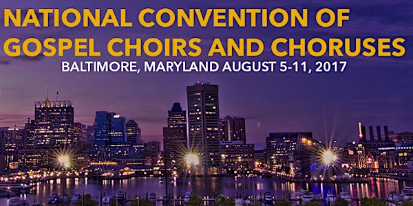 VENDOR Payments - National Convention of Gospel Choirs and Choruses (NCGCC)