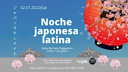 Noche  japonesa  latina boletos