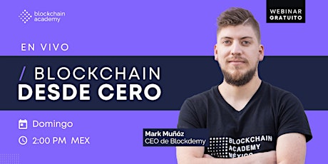 Blockchain desde Cero boletos