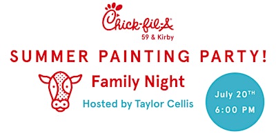 Summer Painting Party (Chick-fil-A 59 & Kirby)