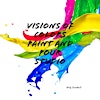 Logotipo de Visions of Colors Paint and Pour Studio