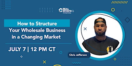 How to Structure Your Wholesale Business in a Changing Market tickets